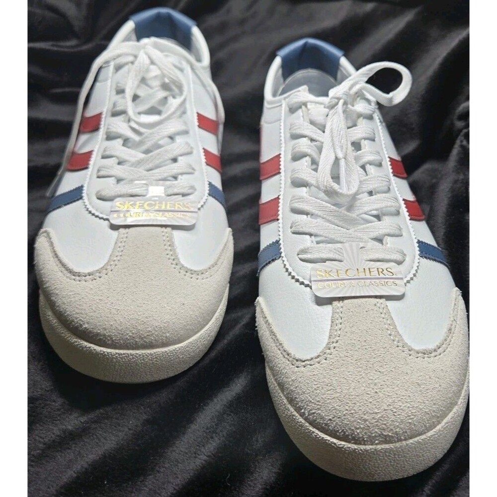 Skechers Women's Court Classics Topnotch City Dream Retro Sneakers White Size 10